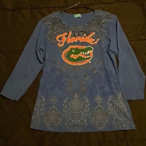 Three-quarter length sleeve, Florida gators shirt